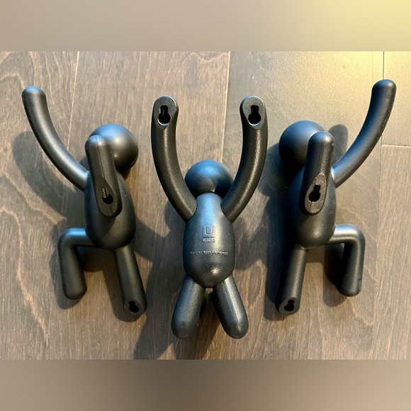 Umbra Buddy Hooks Black (Set of 3) - Picture 5 of 7